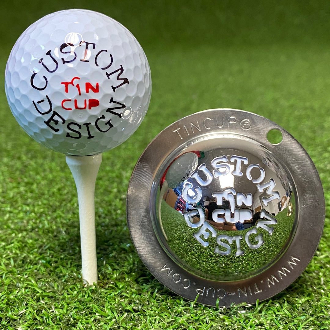Custom Tin Cup Design $125