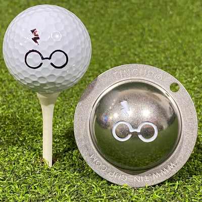 Staubpinsel - Golfball design-Black - tonicolors GmbH